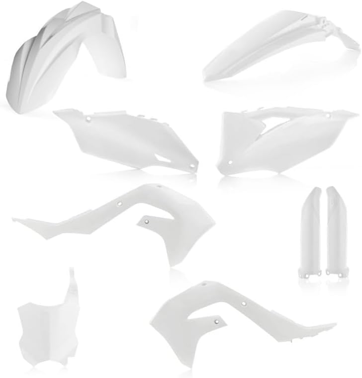 Acerbis Full Plastic Kit – Compatible with Kawasaki KX250 (21-24), KX250X (21-24), KX450 (19-23), KX450X (21-23) – Gray