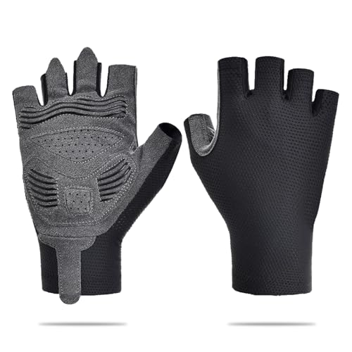 Guantes de Ciclismo Transpirables para Hombre y Mujer, Protección Solar, Livianos para Montañismo, Running y Deportes al Aire Libre