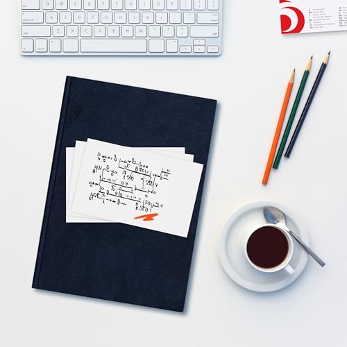 Herlitz-10621308- Karteikarten, DIN A5, blanko, Weiß VE=100