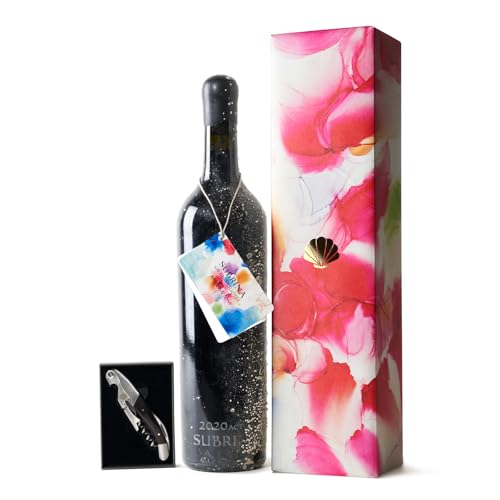 海底で熟成されたワイン - SUBRINA/Love Quotesラッピング・ソムリエナイフ・ギフト ボックスセット 2020 ACT4 / サブリナ 赤ワイン フルボディ 750ml