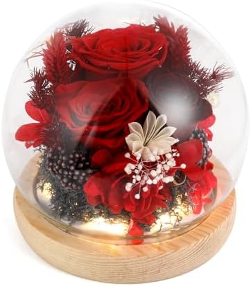 Luxury Preserved Flowers Real Roses in Gift Box for mom,Ideal Teacher Appreciation Gifts, Graduation Gifts, or Bridesmaid Gifts - Beautiful Home Decor