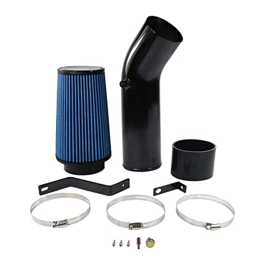 Oiled Cold Air Intake 7.3 Diesel Kit Air Intake Pipe With Oiled Filter Replacement For Ford F250 F350 F450 Super Duty 7.3L Powerstroke Diesel (1999.5-2000 2001 2002 2003)