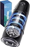 MySecretCase Realistische Masturbatoren 7 Stimulationsmodi + Turbo-Modus, Masturbator für Männer, Penisvibrator, Masturbieren für Männer Elektrisch, Vibrator Mann, Elektrische Cup-Masturbatoren USB