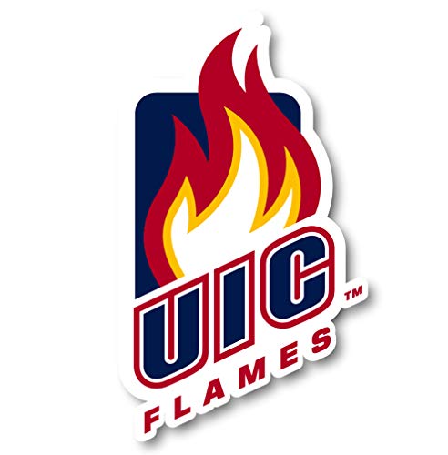 University of Illinois at Chicago 4 Inch Vinyl Mascot Magnet Officially Licensed Collegiate Product
