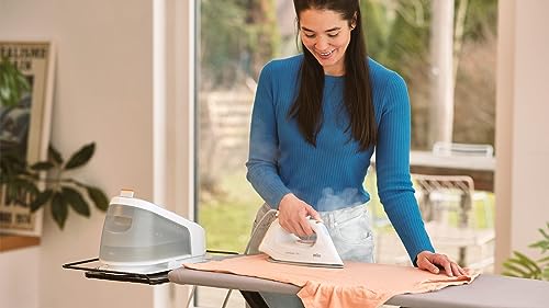 Braun CareStyle 1 Pro IS 1511 WH Steam Generator with FreeGlide 3D Technology, Vertical Steam, Non-Drip Function, Water Tank 1.7 L, 5.5 Bar, 360 g/min, 2200 W, White/Orange - Image 4