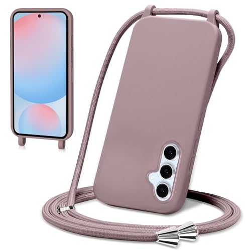 CeiLarv Samsung Galaxy S24 FE 5G �Ή� �P�[�X �V�����_�[ �V���R�� �M�����N�V�[ S24 FE �Ή� �\�t�g�P�[�X �g�уP�[�X ��|�� ���|�� �΂߂��� ��|���P�[�X �X�g���b�v�t�� �Ռ� ���킢�� �\�t�g �J�o�[ �V����