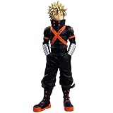 Jilijia Bakugo Katsuki - Figura de figura MHA de 21 cm, figura de pie MHA Bakugo Katsuki, hecha a mano, decoración de escritorio coleccionable