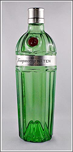 Geschenk Tanqueray No Ten London Dry Gin + 2 Original Gin Tonic Gläser + Trinkhalme aus Glas – Bild 3