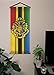 Harry Potter Style Striped Banner - Slytherin Flag 43in x 16in - High Quality Wall Scroll - Ready to Hang - Perfect Barware Man Cave Gift - Unique HP Collectible Accessories