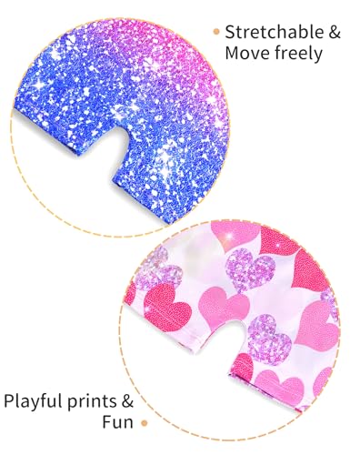 Image of 2 Pack Leotard for Girls Gymnastics Sparkly Sleeveless Unitards