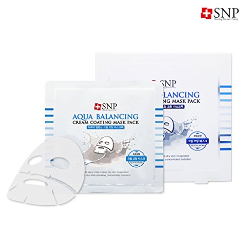 [SNP] Aqua Balancing Cream Coating Mask Pack 20g / Skin Elasticity & Anti-Wrinkle Care by NPS