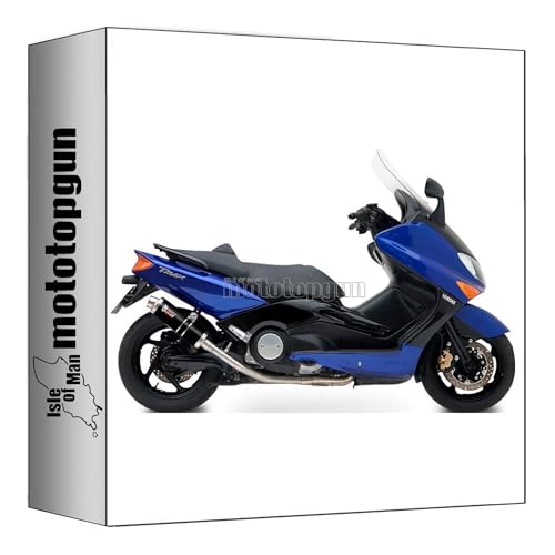 Ligne complete Mivv GP T-Max 500 acier noir pour sublimer vos trajets urbains