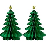 Ensemble de sapin de Noël : le kit contient 2 sapins de Noël d'une hauteur de 32 cm. Idéal pour Noël et la décoration intérieure, pour donner un sentiment chaleureux à n'importe quelle pièce.