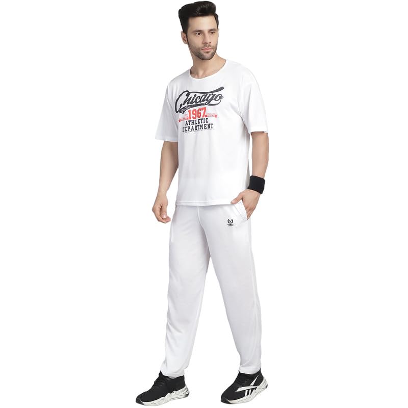 Image of Mack Jonney Printed Round Neck Cotton Oversize Half sleeves Co-ord set Tracksuit For Men-P-MACK52845