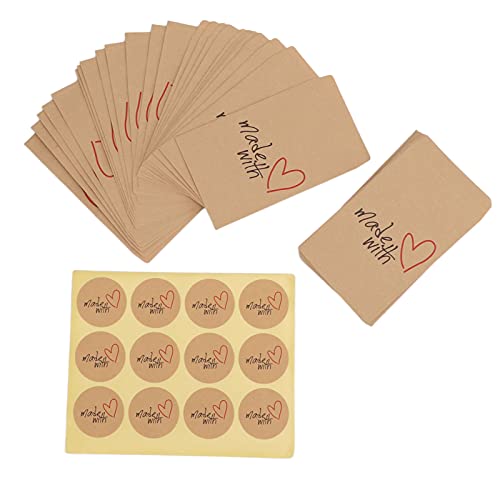 Kikumi Small Envelopes 100 Pieces Mini Cute Envelopes Useful Envelopes with Sealing Stickers for Invitation Cards Postcards