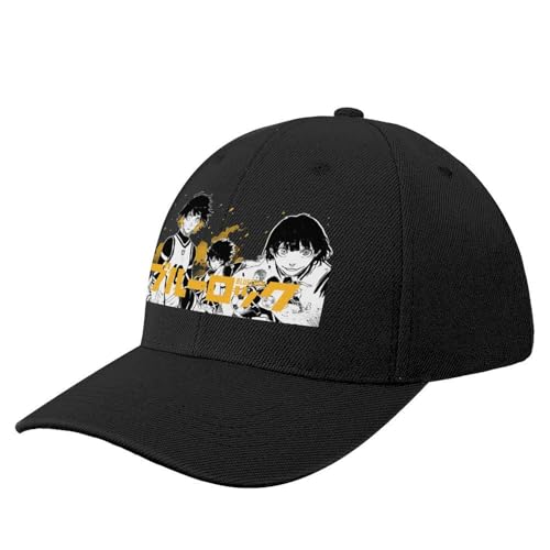 Casquette Meguru Bachira Blue Lock chapeau de baseball style vintage mixte