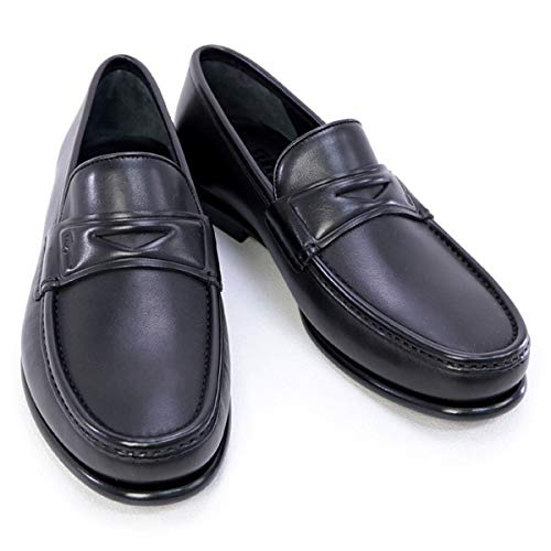 [SALVATORE FERRAGAMO] [サルヴァトーレ フェラガモ] 靴 メンズ ガンチーニ ビジネスシューズ ローファー ブラック (CONNOR 0686123 NERO) 9.5EEEサイズ ブラック [並行輸入品]