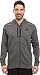 adidas Men's Athletics Essential Cotton Fleece Full Zip, Dark Grey Heather/Black, Medium