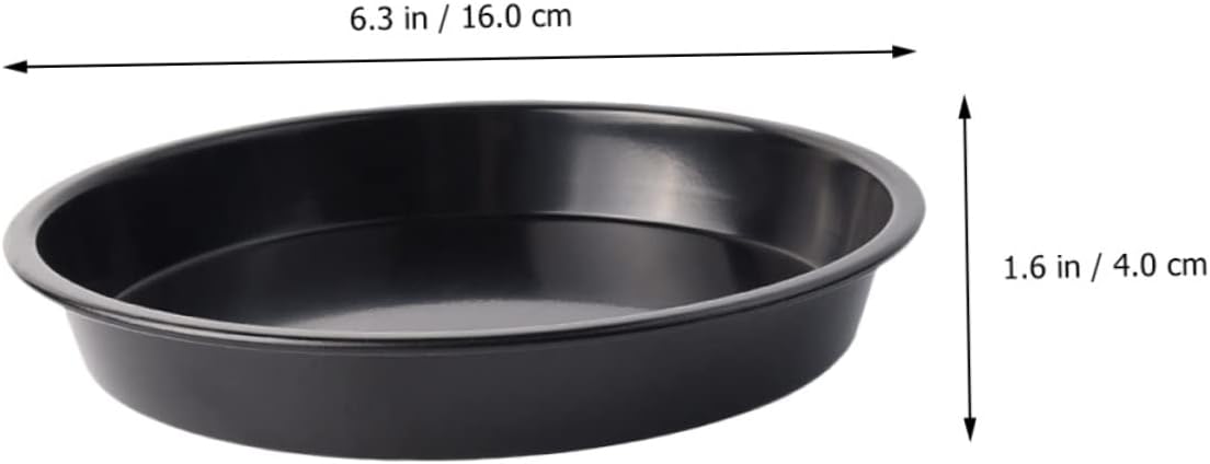 6pcs Air Fryer Accessories Set 6 Inch Nonstick Baking Pan and Pizza Tray Compatible Most Air Fryers for Baking and Frying