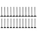 ECCPP Engine Intake Exhaust Valves Kit Replacement for Acura Honda Accord Odyssey Pilot Saturn 3.5L 24Pcs V-4687, 10778 Intake Valve