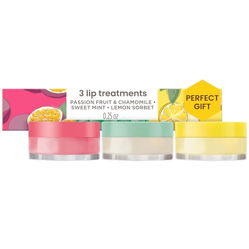 Burt's Bees Lip Mask Set – Passion Fruit & Mint (3 × 0.25 oz)
