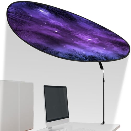 Juexica 1 Pack 51'' Large Office Cubicle Desk Shade, Stars