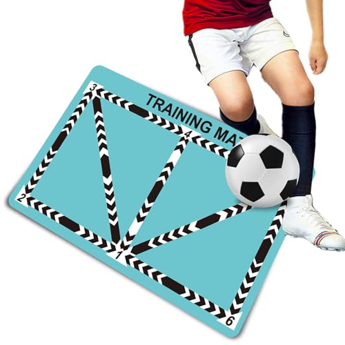 Ruxidora Soccer Training Mat, Non-Slip Silent Soccer Mat for Dribbling and Ball Handling, Improve Ball Mastery