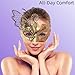 Ubauta Masquerade Mask For Women Venetian Mask/Halloween/Party/Ball Prom/Mardi Gras/Wedding/Wall Decoration (Rose Gold Butterfly)