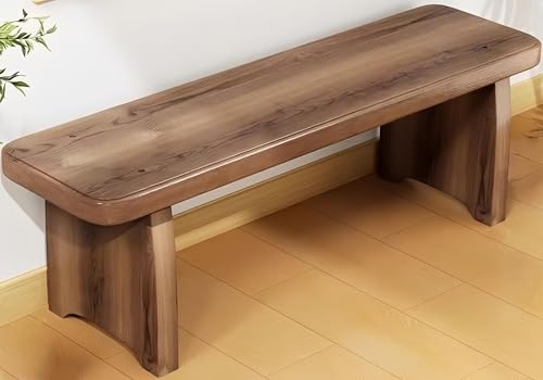 Zumato ガーデンベンチ 長椅子 おしゃれ 北欧 玄関椅子 天然木 頑丈 シンプル 玄関ベンチ 縁台 コンパクト幅20cm 耐久性 木製 木製チェア 靴履き替え 花台 多機能 屋内 屋外 業務 バルコニー用 庭 テラス カフェ対応 組み立てが簡単 (長