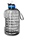 XMYNB Botella de Agua con Botellas De Bebida De Plástico De Paja, Herramienta De Jarra De Jarra De Jarras Bpa, Copa Deportiva Gratis-1.3L 43Oz,Gray Bottle