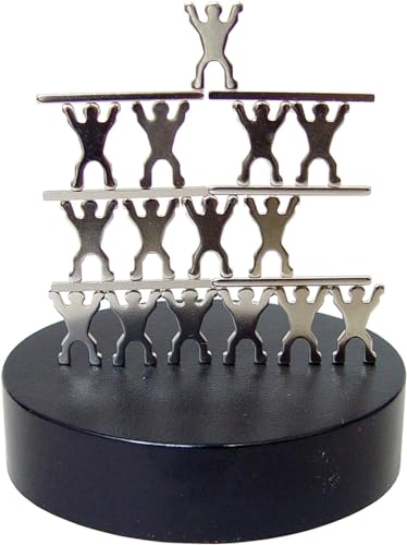 Star Magic Magnetic Sculpture Mini Magnetic Art Decoration Stress Relief Dektop Art (Acrobats)