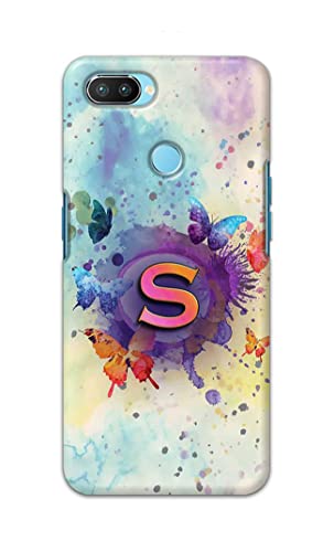 Image of PRINTFIDAA� Printed Hard Back Cover Case for Realme 2 Pro Back Cover (Alphabet S) -2808