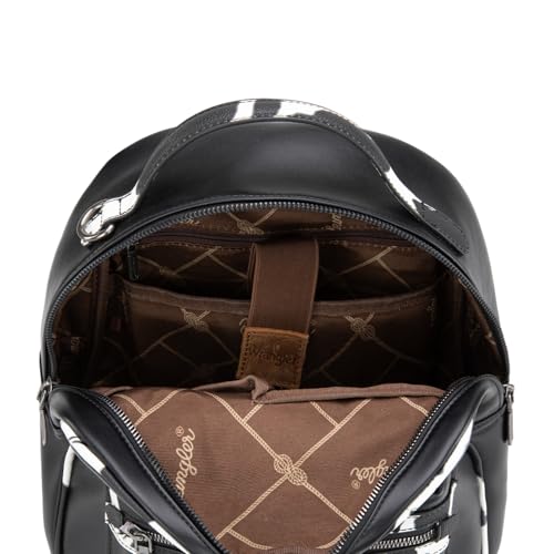 Image of Montana West Wrangler Cow Print Backpack Cute Daypacks Large Bookbag Purse for Women