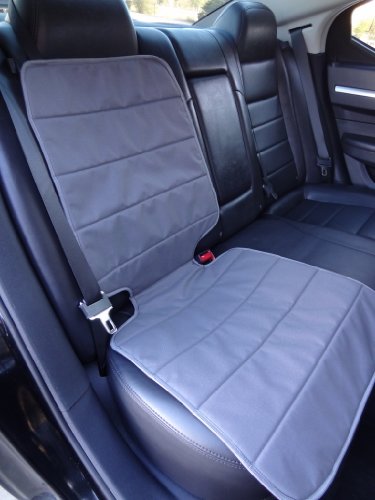 Durafit Seat Covers, SP2 Reversible Waterproof 22 Inch Wide Child Car Seat Protector Pad, Gray