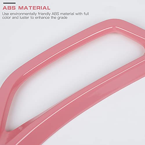 Image of Voodonala Wheel Eyebrow Side Air Conditioning Vent Decoration Cover Trim for Jeep Wrangler JL JLU Gladiator JT 2018-2021(2pcs /Set,Pink)