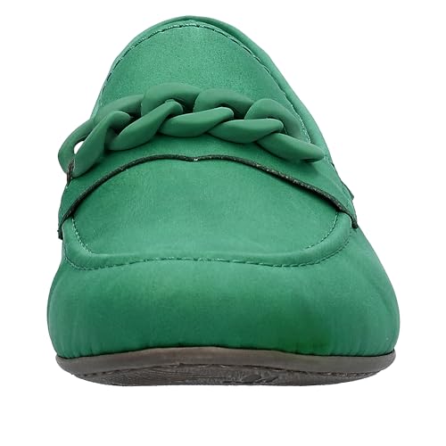 Rieker Damen 51999 Slipper, Smaragd, 40 EU