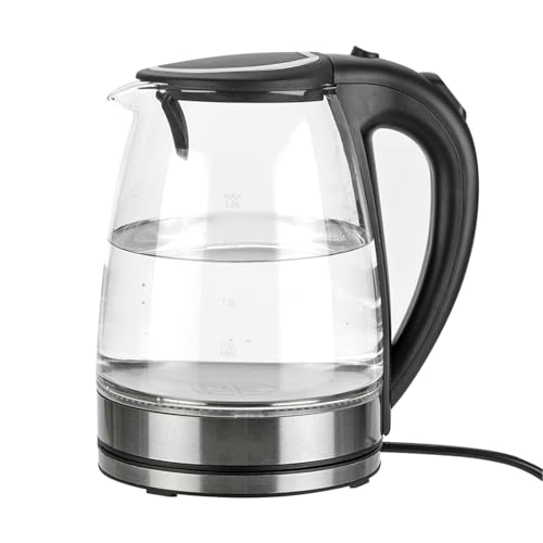 Bouilloire électrique transparente 1,8L XXZ pour vos thés en famille et matins pressés