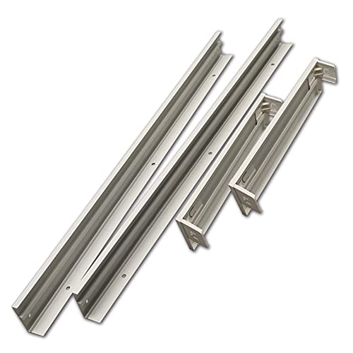 LED ATOMANT Cornice per Montaggio a Soffitto per Pannello LED 120x60cm, Alluminio Laccato Bianco, Pannello Non Incluso