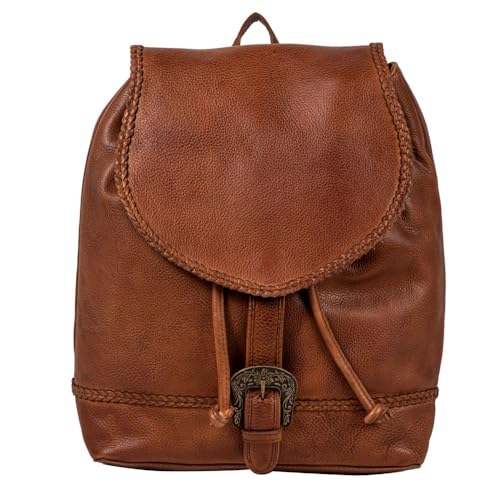 Myra Bag Women's Lobeth Leather Hairon Backpack - S-8151 One Size