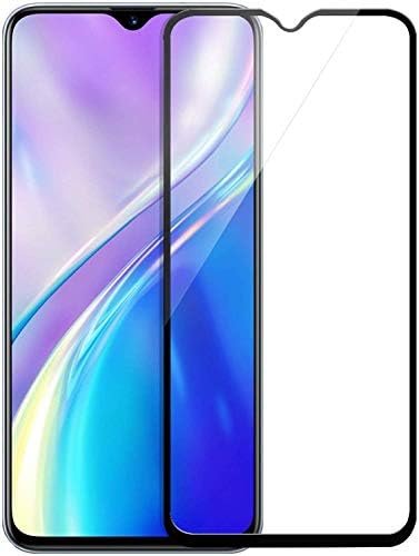 100FIT (BLACK Tempered Glass Screen Protector Compatible for Realme XT, Realme X2 with Edge to Edge Coverage and Easy Installation kit