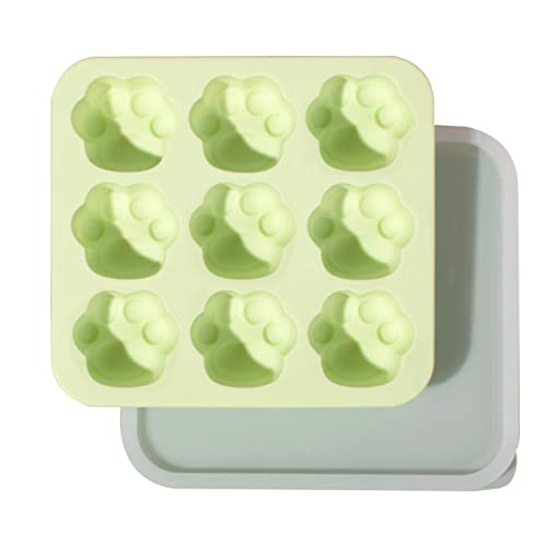 image for Generic Paw Print Mold | 9-Cavity Food Grade Silicone Chocolate Mold -