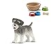 Produktbild Farm World Schleich 13892 Zwergschnauzer + 42293 Futter für Hunde und Katzen