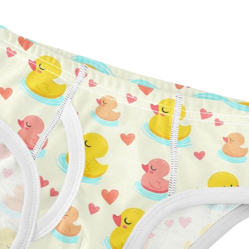 Cute Rubber Duck Heart Yellow Toddler Boy's Underwear 2T 23022224