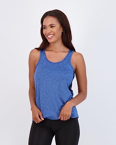 Pacote com 5 regatas femininas com costas nadador para atividades de ioga, Set C, Small