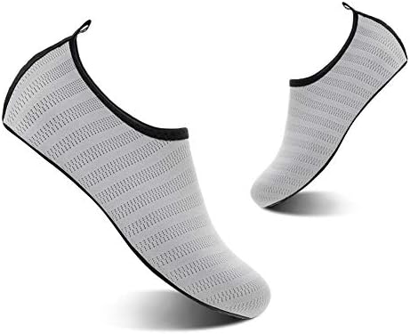 YALOXWater Shoes Women's Men's Outdoor Beach Swimming Aqua Socks Quick-Dry Barefoot Shoes Surfing Yoga Pool Exercise