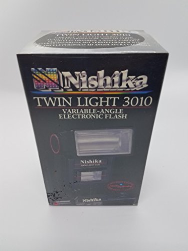 Nishika 3010 3D Stereo Camera Twin Light Flash #TOP1