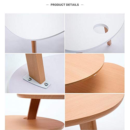 Table de canapé rotative noire pour aménager facilement un salon étroit - 3