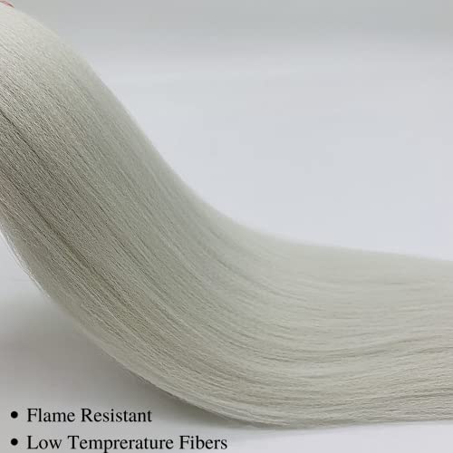 Silver Grey Brading Hair Pre Stretched Box Braids Kanekalon Braiding Hair Human Hair 26 Inch #TOP4