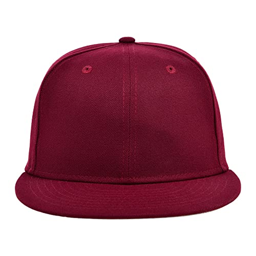 Image of Lids Blank Premium Full Court w /Colored Under Visor Fitted Cap