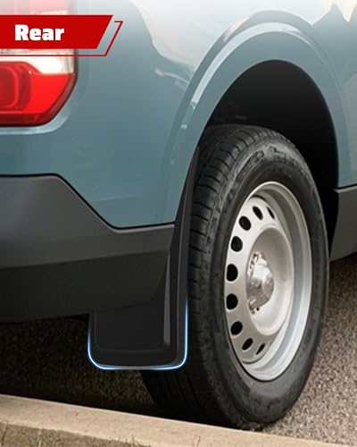 Image of Mud Flaps Splash Guards for 2022-2024 Ford Maverick XL /XLT /Lariat, Front & Rear Mud Guards Fender Flares for Ford Maverick XL /XLT /Lariat 2022-2024 Exterior Accessories